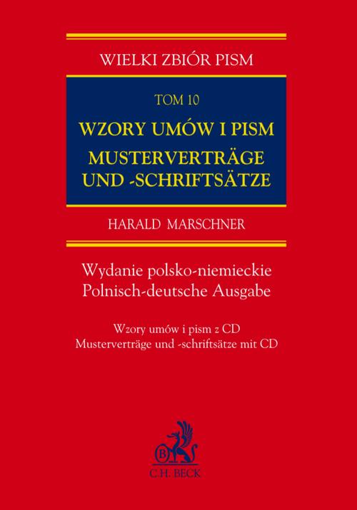 EBOOK Wzory umów i pism Mustervertrage und schriftsatze. Wydanie polsko-niemieckie. Tom 10