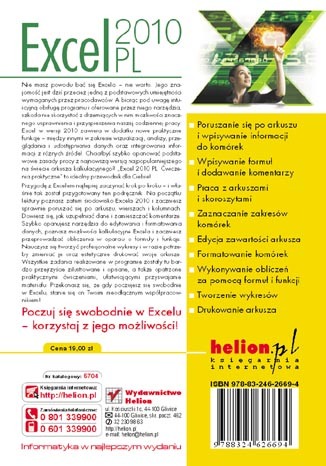 Excel 2010 PL. Ćwiczenia praktyczne. eBook