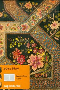 Filigree Floral Ebony Mini Kalendarz 2013