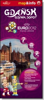 Gdańsk, Gdynia, Sopot Euro 2012 mapa i miniprzewodnik  (wersja  angielska) - 