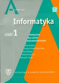 Informatyka Część 1 Podręcznik z płytą CD