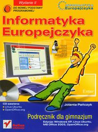 Informatyka Europejczyka Podręcznik z płytą CD Edycja Windows XP