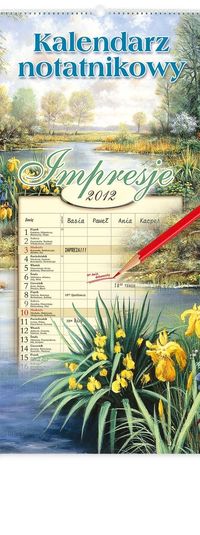 Kalendarz 2012 WN01 Impresje kalendarz notatnikowy