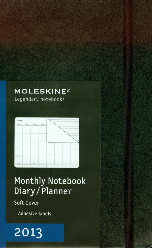 Kalendarz 2013 Moleskine miesięczny