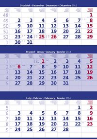 Kalendarz 2014 3miesięczny