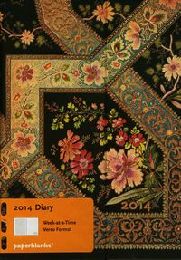 Kalendarz 2014 Filigree Floral Ebony Midi