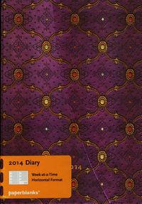 Kalendarz 2014 French Ornate Violet Midi