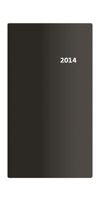 Kalendarz 2014 Torino 2 Tygodnie Czarny