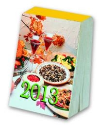Kalendarz zdzierak  mały 2013