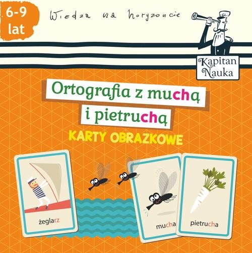 Karty obrazkowe Ortografia z muchą i pietruchą 6-9 lat