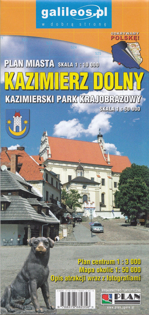 Kazimierz Dolny Plan miasta 1:10 000