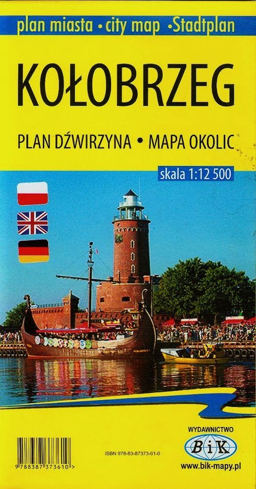 Kołobrzeg plan Dźwirzyna mapa okolic