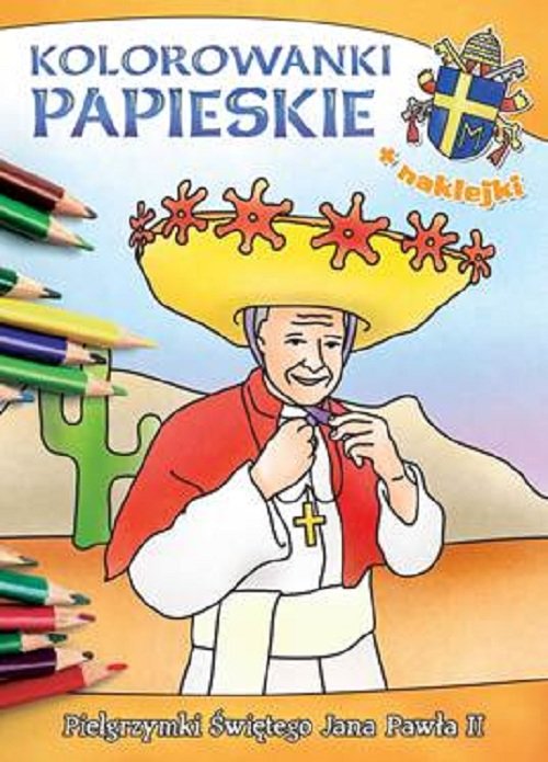 Kolorowanki papieskie Pielgrzymki Świętego Jana Pawła II