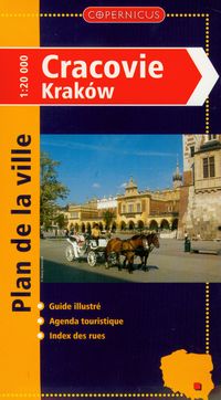 Kraków plan miasta wersja francuska
