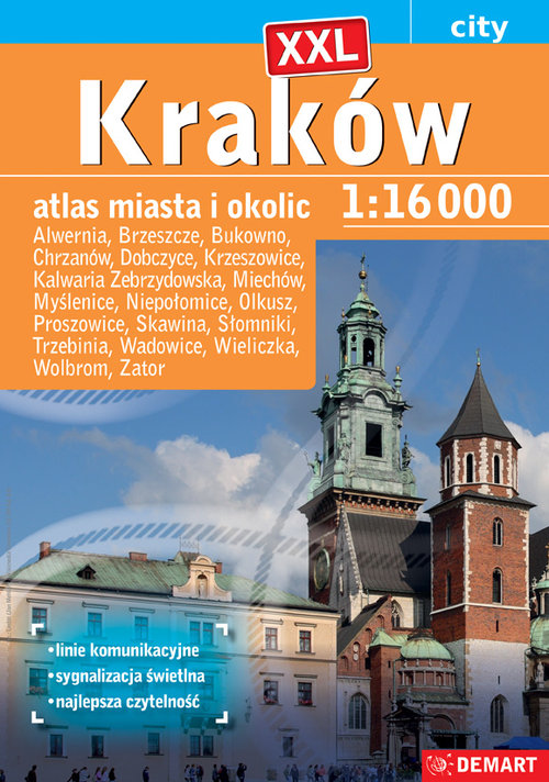Kraków XXL atlas miasta plus 19