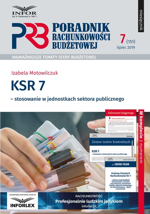 KSR 7- stosowanie w jednostkach sektora publicznego