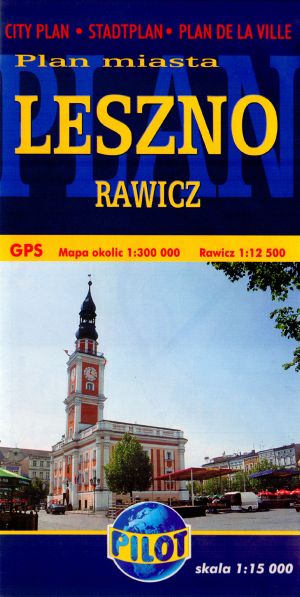 Leszno. Rawicz. Plan miasta w skali 1:15 000