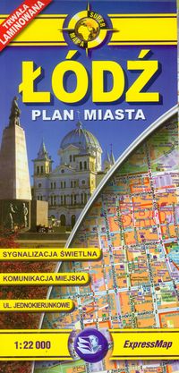 Łódź plan miasta 1:22 000