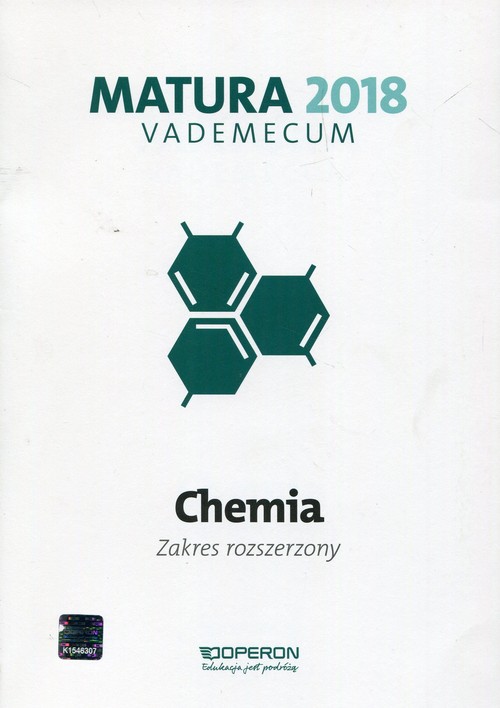 Matura 2018 Chemia Vademecum Zakres rozszerzony
