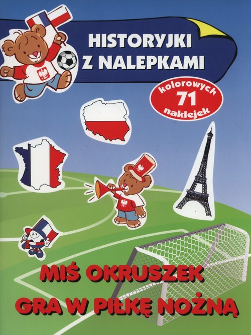 Miś Okruszek gra w piłkę nożną