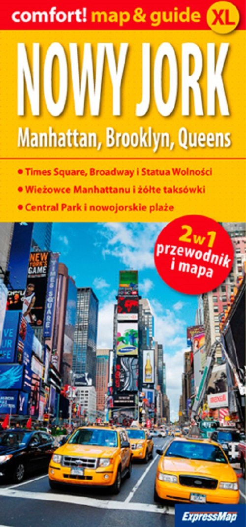 Nowy Jork. Manhattan, Brooklyn, Queens 2w1:przewodnik+mapa