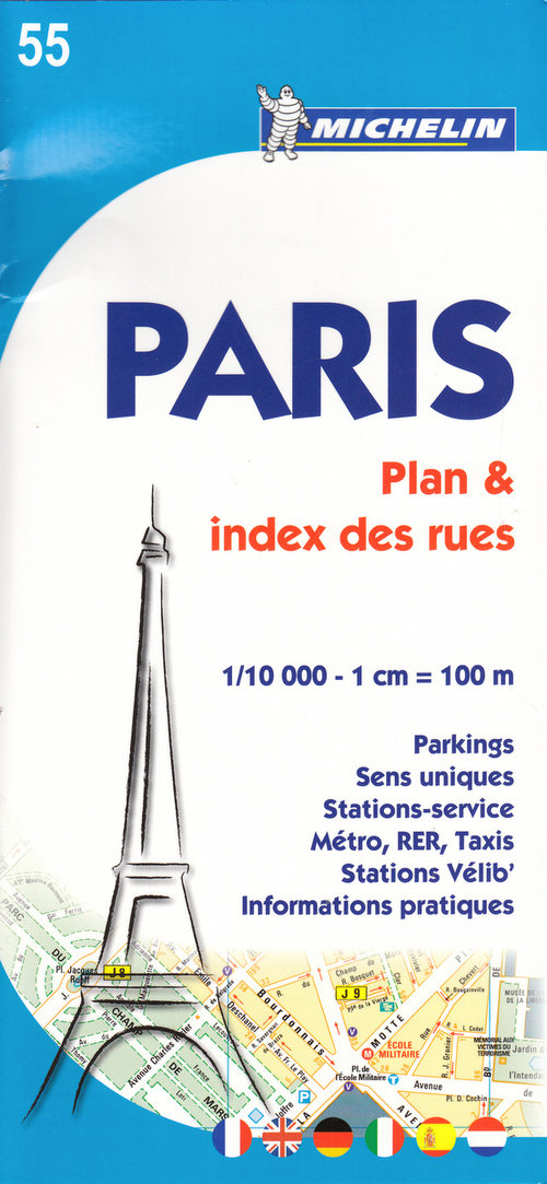 Paryż / Paris. Plan miasta Michelin