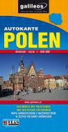 Polen. Autokarte mapa 1:650 000