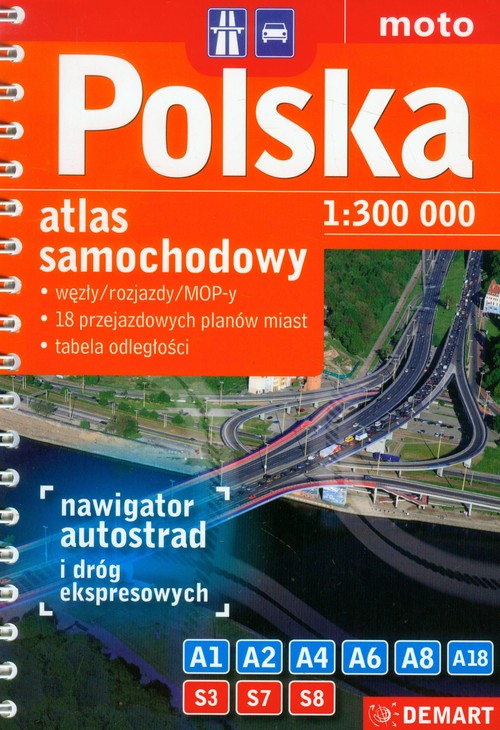 Polska 1:300 000 atlas samochodowy
