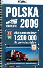 POLSKA 2009 ATLAS SAMOCHODOWY DLA PROFESJONALISTÓW 1:200 000 TW