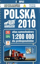 POLSKA 2010 ATLAS SAMOCHODOWY 1:200 000 DLA PROFESJONALISTÓW TW