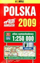 POLSKA ATLAS SAMOCHODOWY 1:250 000