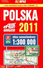 POLSKA ATLAS SAMOCHODOWY 1:300 000