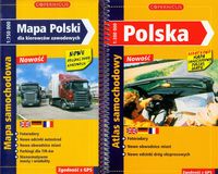 Polska Atlas samochodowy / Mapa Samochodowa dla kierowców zawodowych