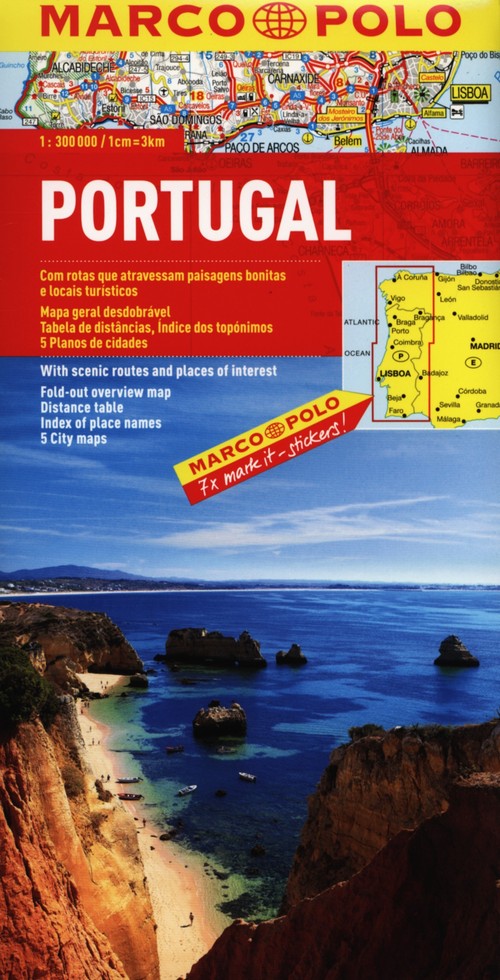 Portugalia mapa Marco Polo 1:300 000