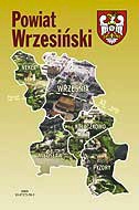 Powiat Wrzesiński Mapa Administracyjno-Turystyczna - 