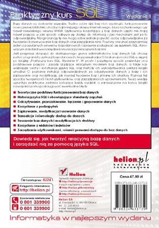 Praktyczny kurs SQL. Wydanie II. eBook