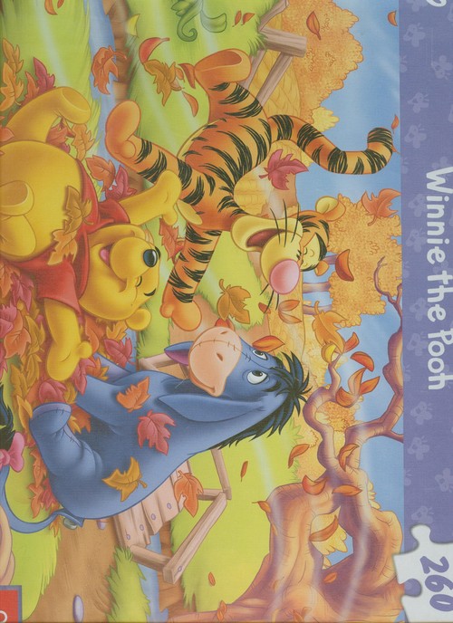 Puzzle 260 Winnie the Pooh Zabawa w liściach