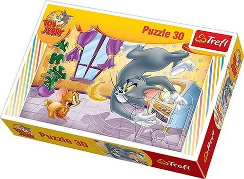 Puzzle 30 Tom i Jerry Owocowa bitwa