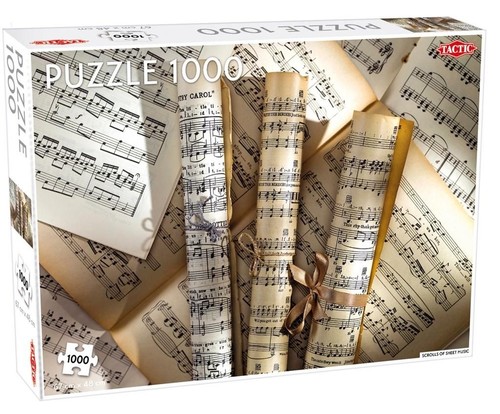 Puzzle Scrolls of sheet music 1000