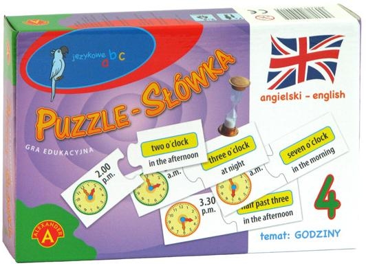 Puzzle - Słówka angielskie 4 - Godziny