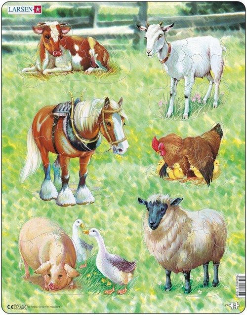 Puzzle Zwierzęta gospodarskie 34