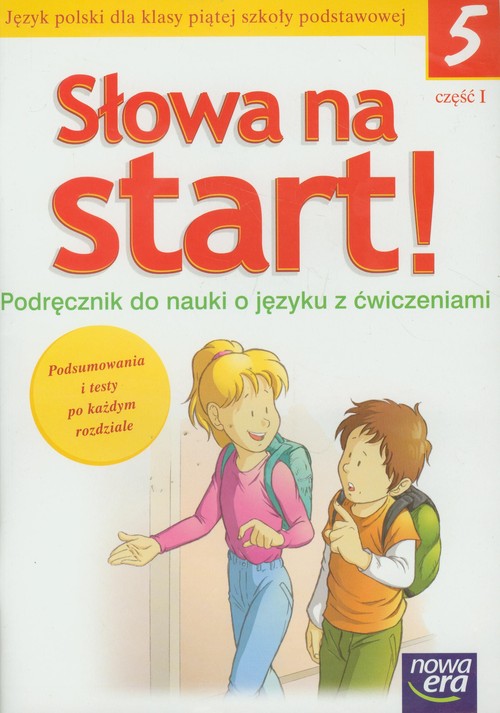 Język polski. Słowa na start! - podręcznik z ćwiczeniami do nauki o języku, część 1, klasa 5, szkoła podstawowa