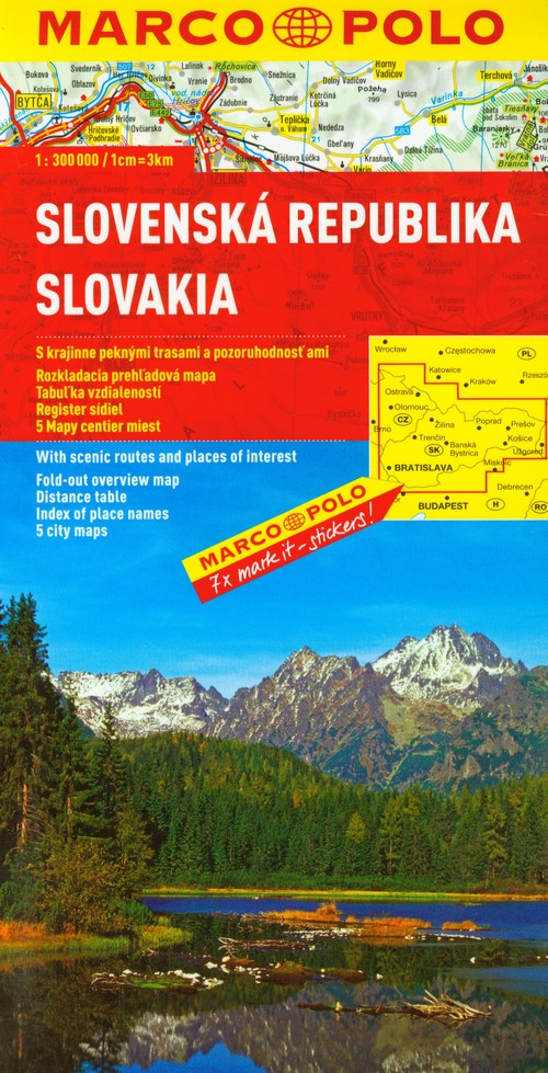 Słowacja 1:300 000 Marco Polo
