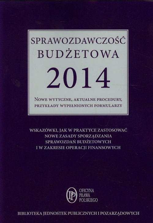 Sprawozdawczość budżetowa 2014