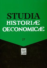 Studia historiae oeconomicae volume 27