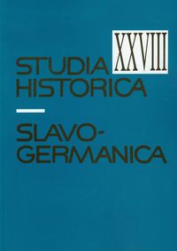 Studia Historica Slavo Germanica XXVIII
