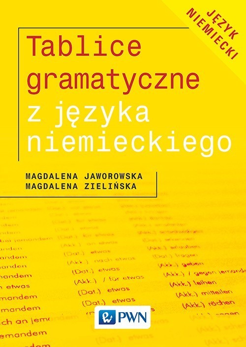 Tablice gramatyczne z języka niemieckiego