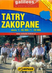 Tatry Zakopane mapa 1: 65 000 1: 20 000