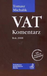 VAT Komentarz rok  2008