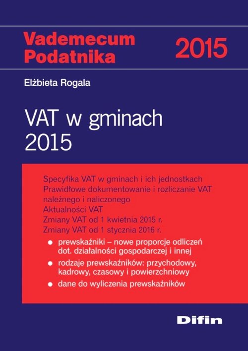 VAT w gminach 2015